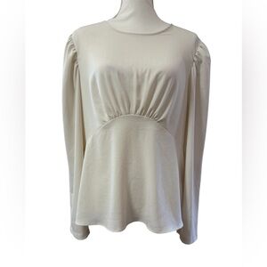 EXPRESS Elegant white Women's Top size L/G